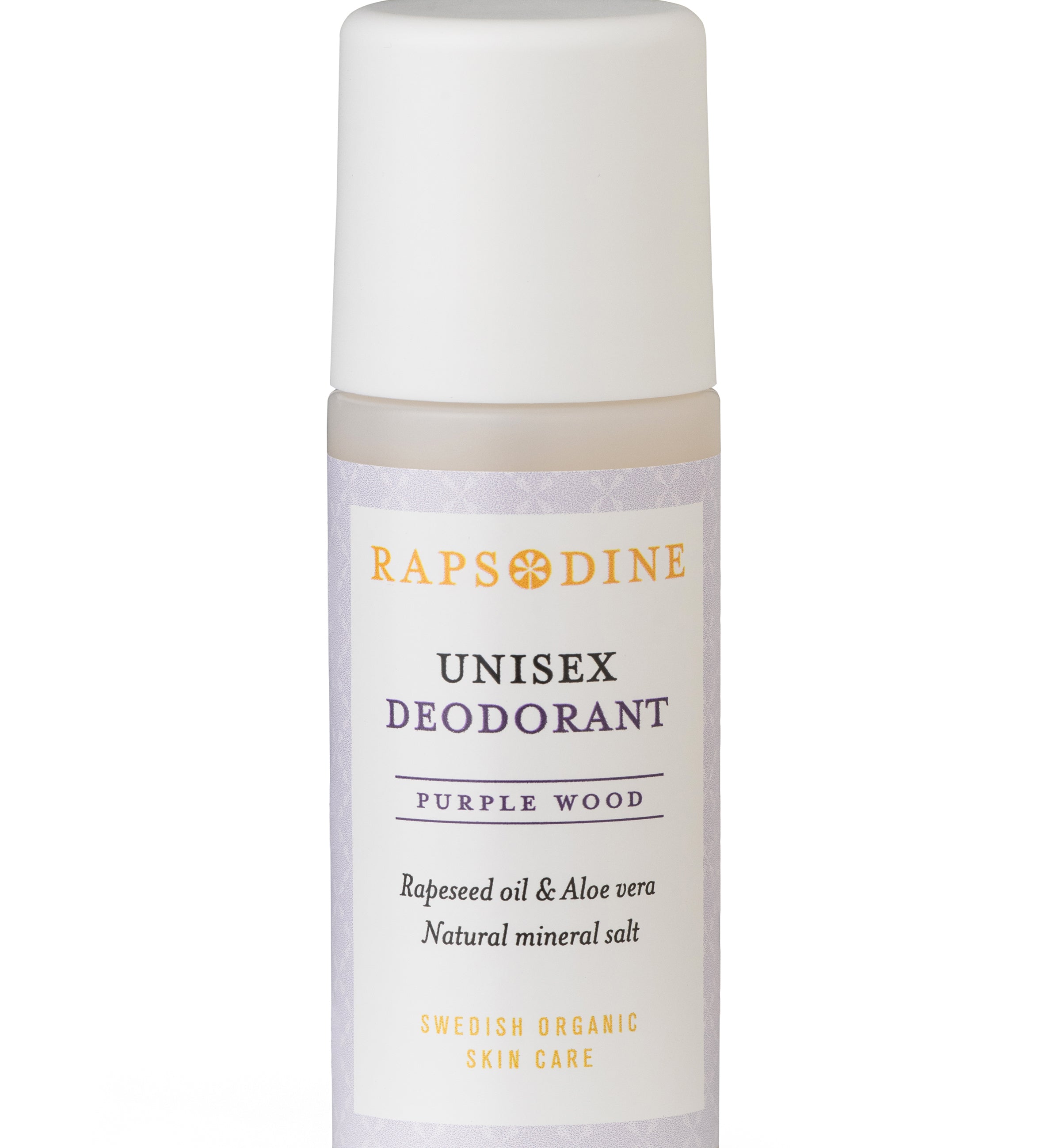 Ekologisk unisex deodorant från Rapsodine med rapsolja och aloe vera, naturlig och skonsam hudvård