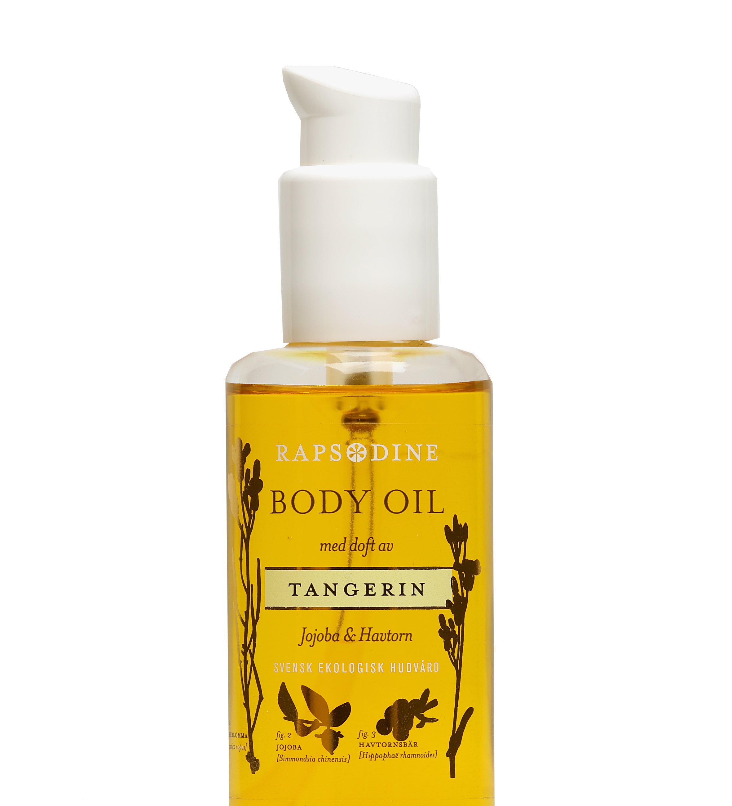 Svensk, ekologisk och vegansk Body Oil, 100 ml från Rapsodine