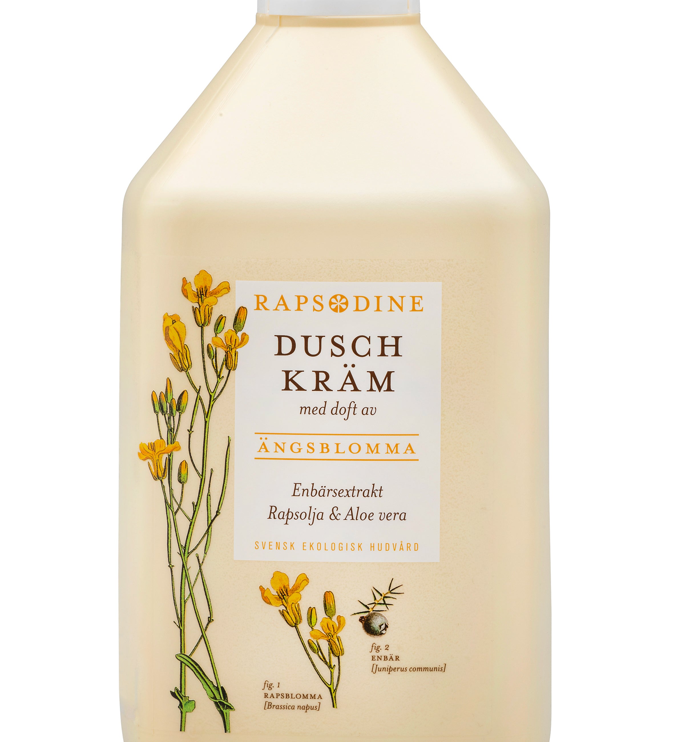 Svensk, ekologisk och vegansk dschkräm, 2,5 liter från Rapsodine