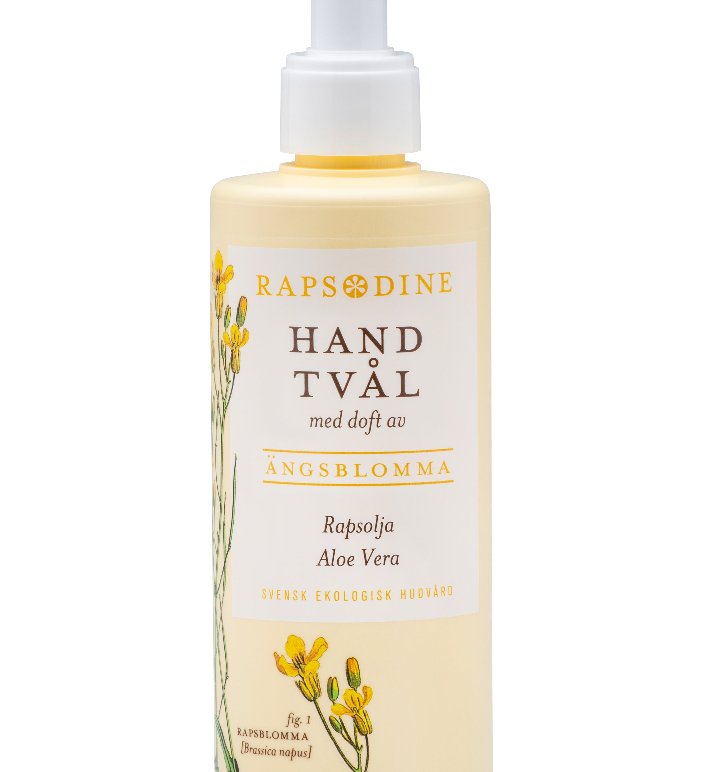 Svensk, ekologisk och vegansk handtvål, 250 ml från Rapsodine