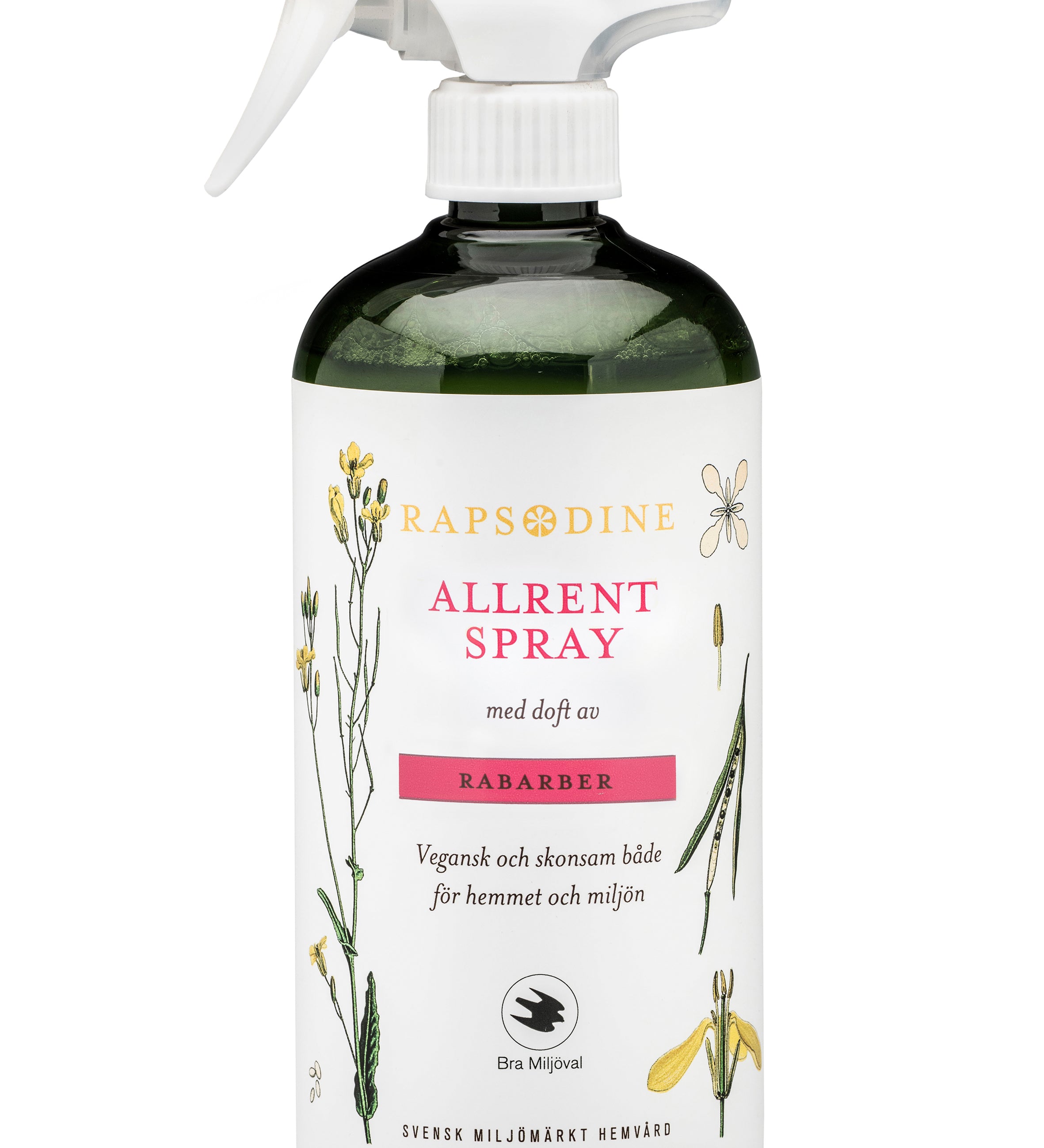 Rapsodine Allrent spray med en doft av rabarber, 750 ml
