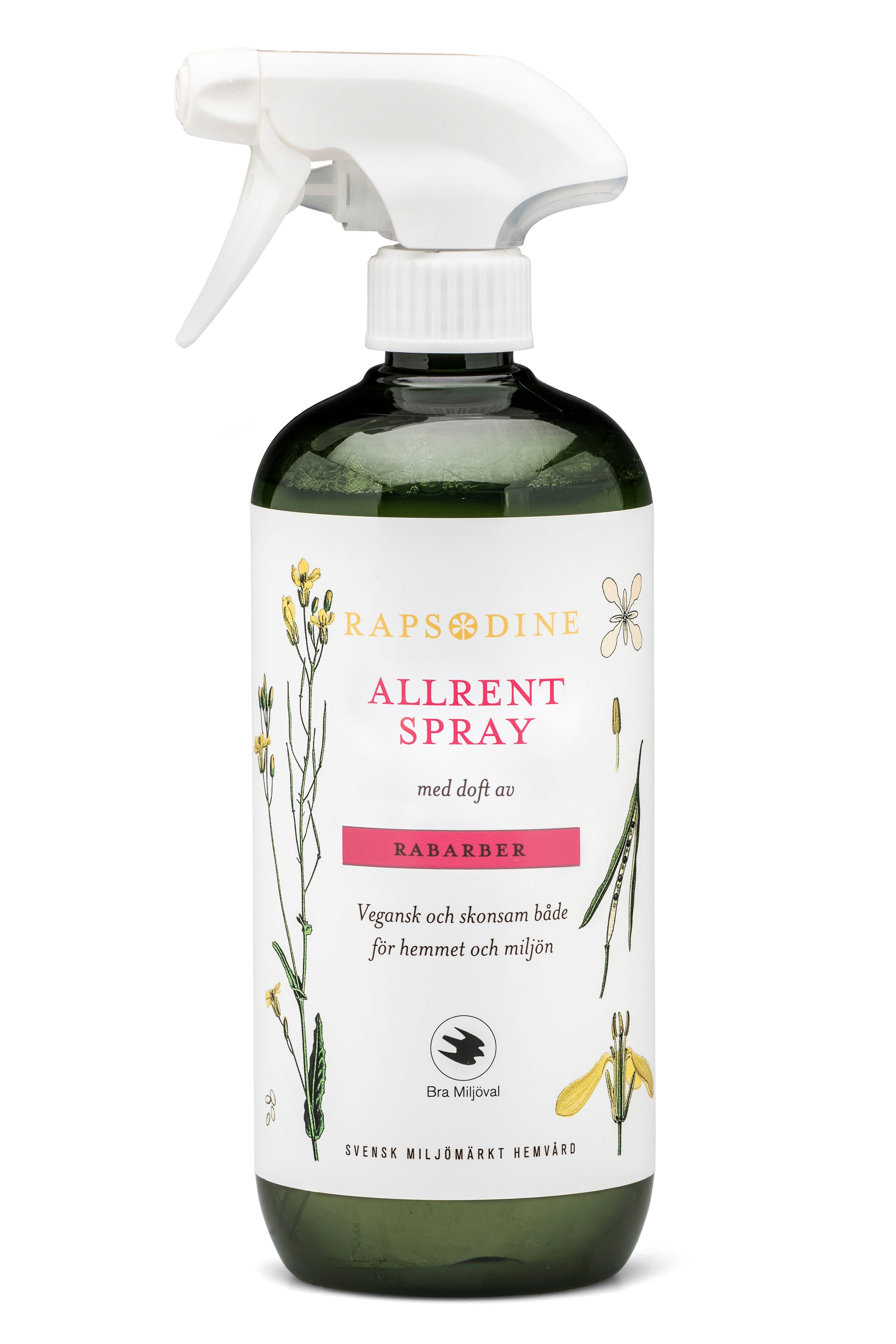 Rapsodine Allrent spray med en doft av rabarber, 750 ml