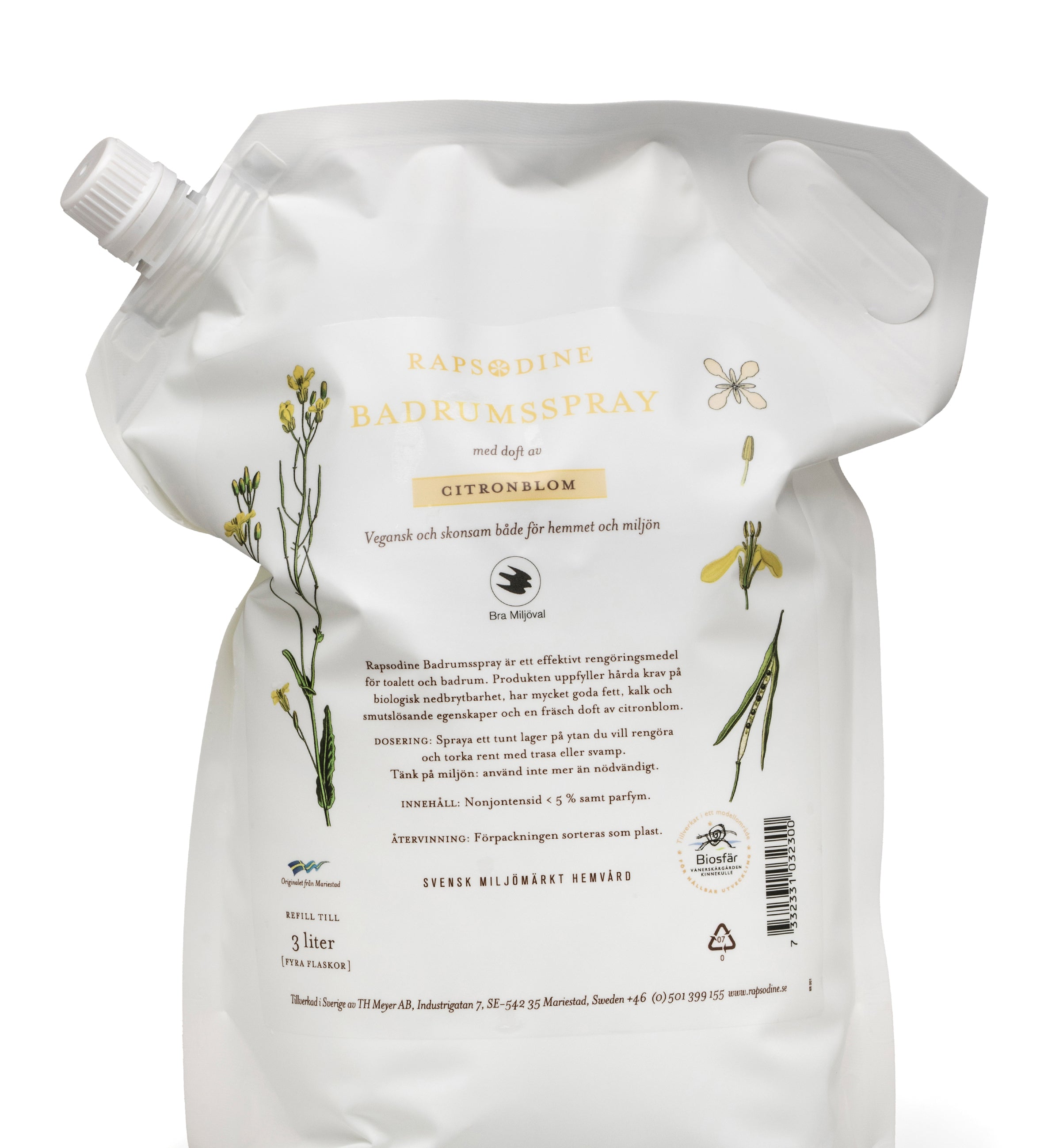 Rapsodine Refill Badrumsspray, 3 liter