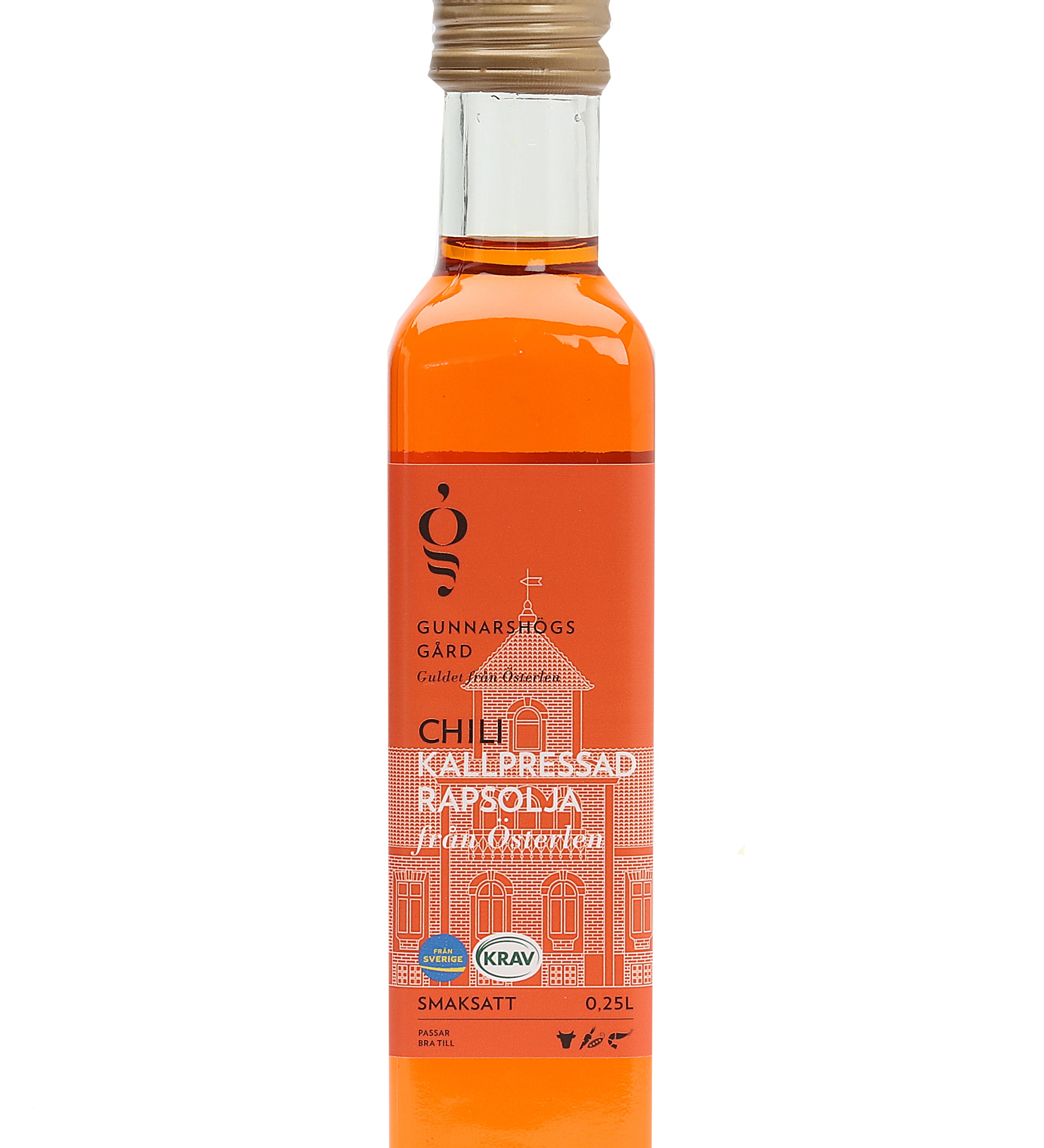 Rapsolja Chili KRAV, 250 ml, krav och svensk från Rapsodine