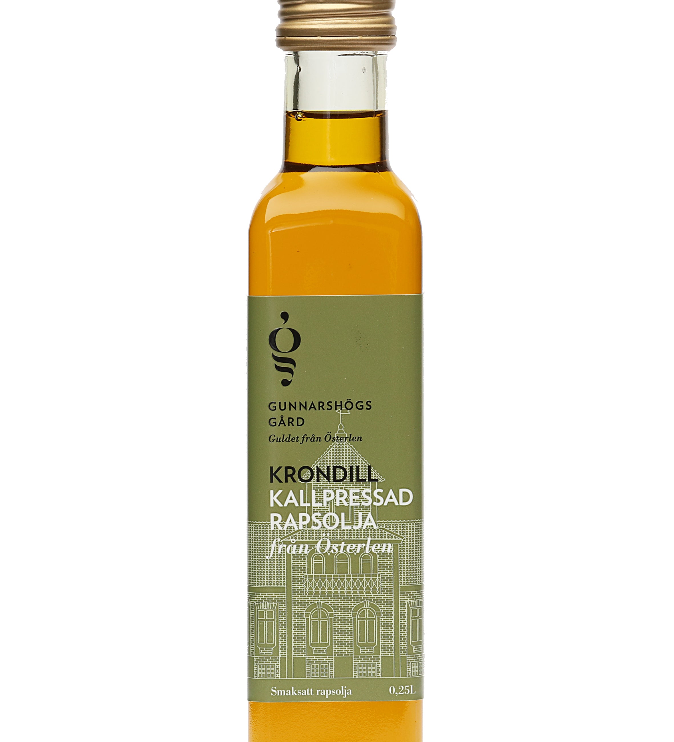 Rapsolja från Rapsodine smak av: Krondill och KRAV-märkt, 250 ml