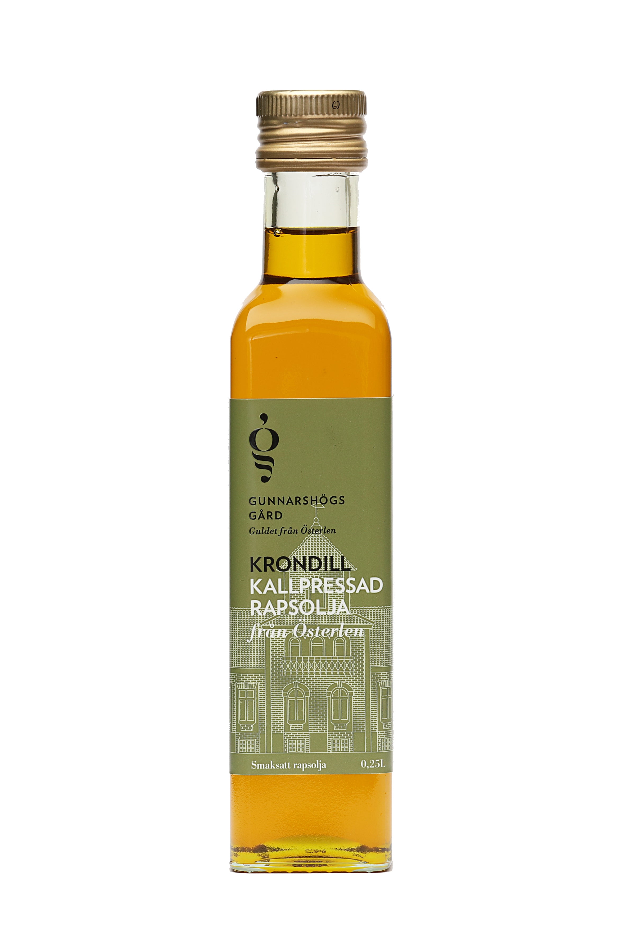 Rapsolja från Rapsodine smak av: Krondill och KRAV-märkt, 250 ml