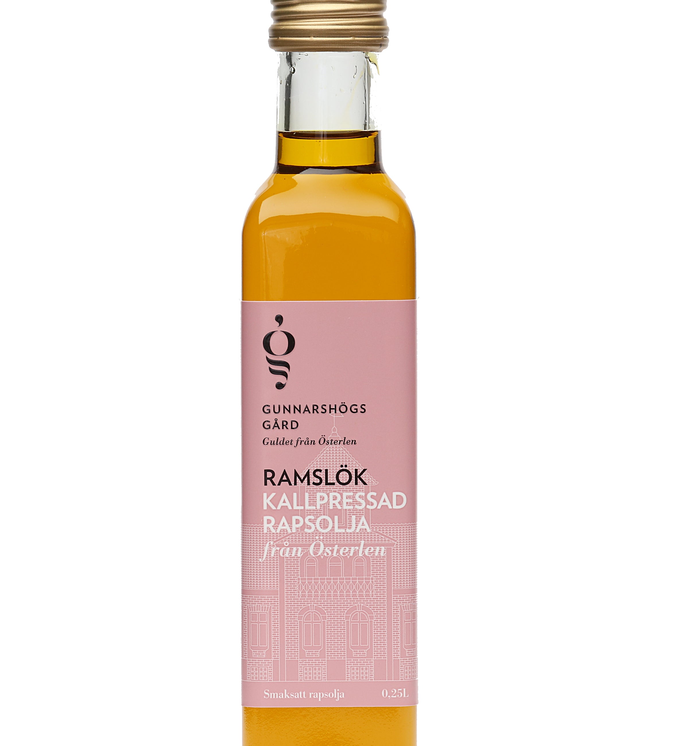 Rapsolja från Rapsodine med smak av Ramslök. KRAV-märkt, 250 ml
