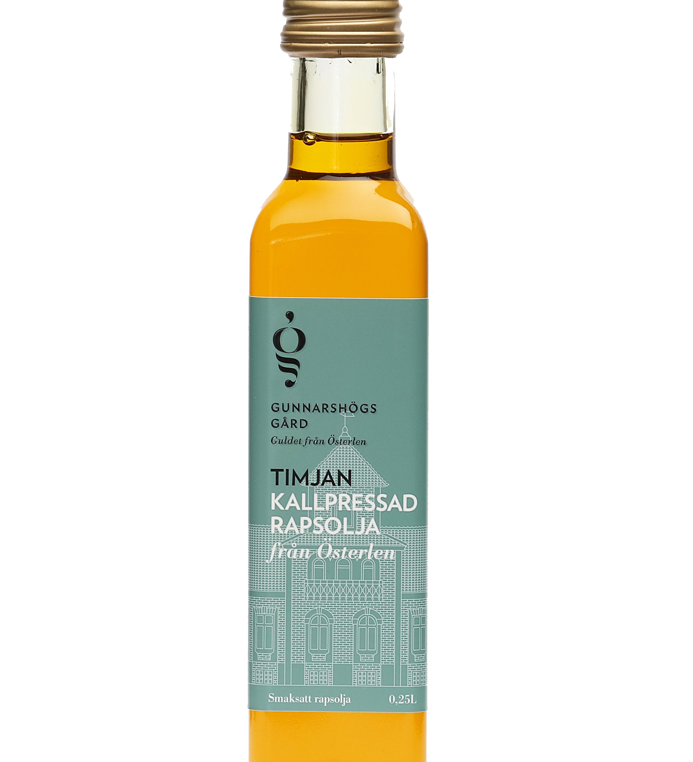 Rapsolja från Rapsodine med en smak av Timjan. KRAVmärkt, 250 ml