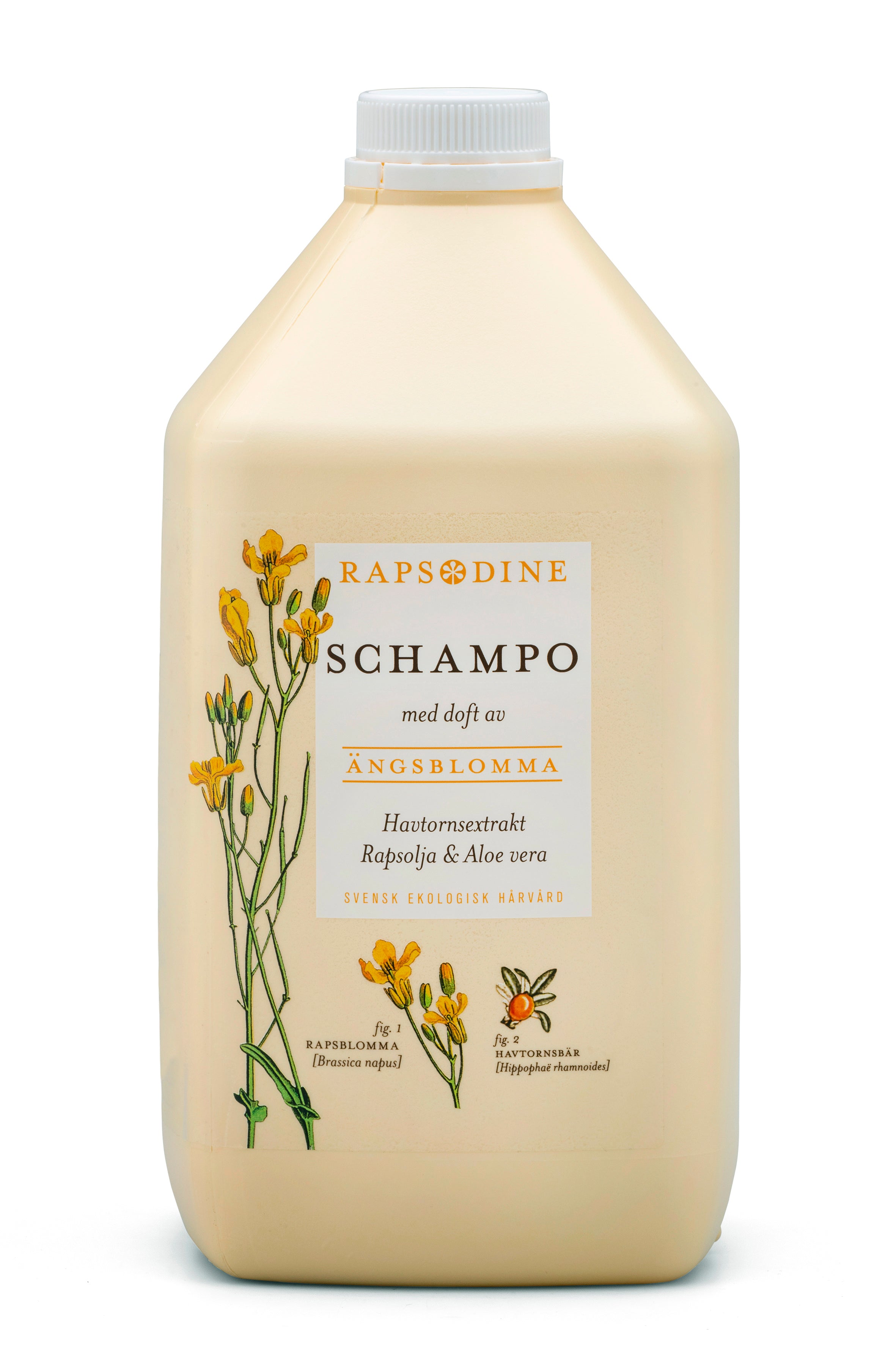 Svensk ekologiskt schampo 2,5 liter från Rapsodine