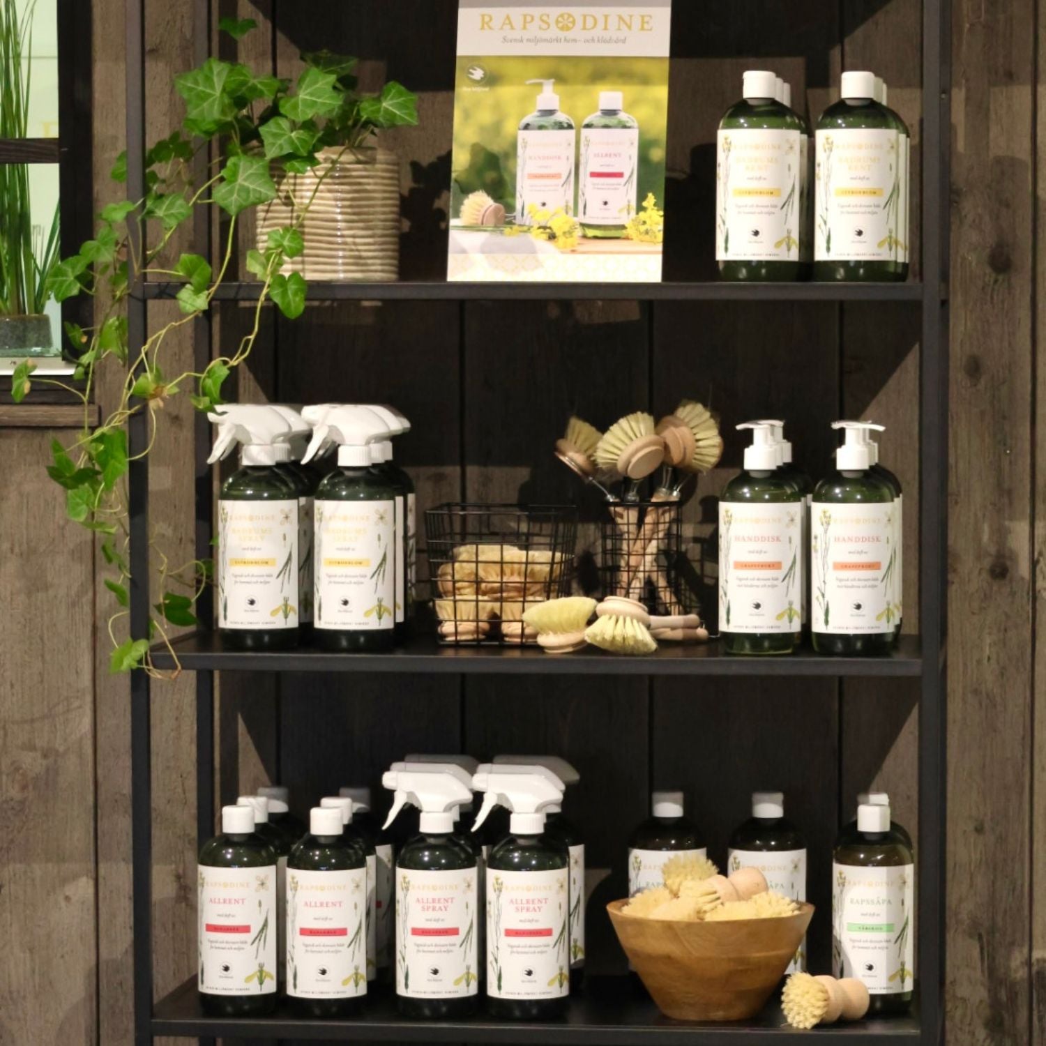 Rapsodines verksamhet och produktion av naturlig hudvård i Sverige